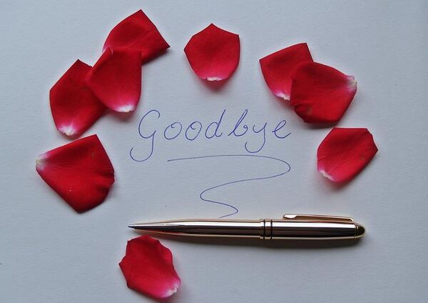 Image for the poem Goodbye Isn