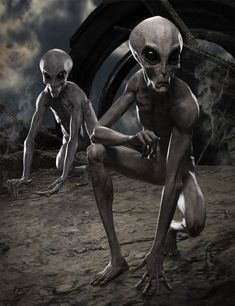 Image for the poem Mommy, Where Are You, I Now See Gray Aliens 