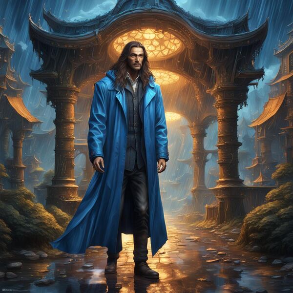 Image for the poem Warmth of a Blue Raincoat