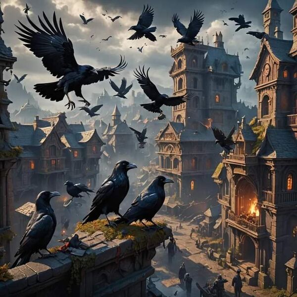 Image for the poem The Swarms of Murderers by FD Ravenskraft 