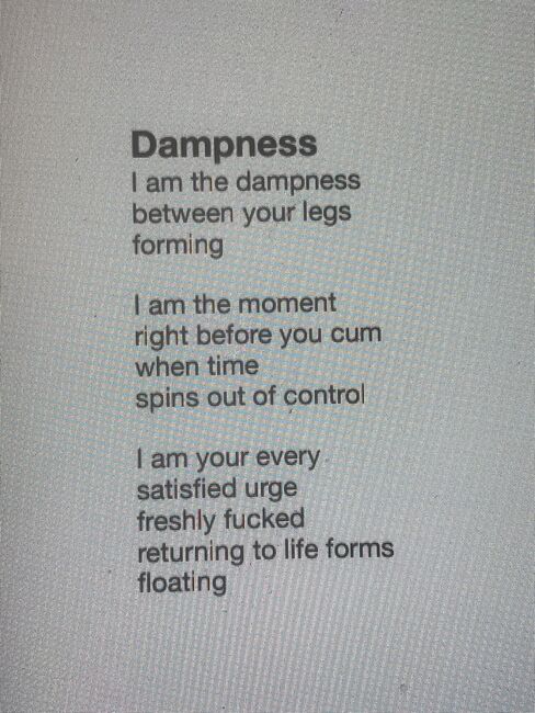 Image for the poem Dampness 