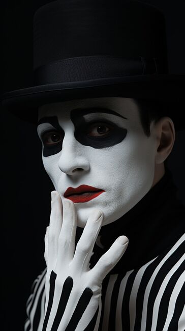 Image for the poem If I Were A Mime