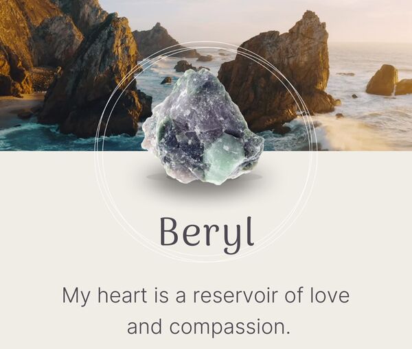 Image for the poem Oh,Thy Beryl (The Sacred Blessing Of The Beryl Gemstone)