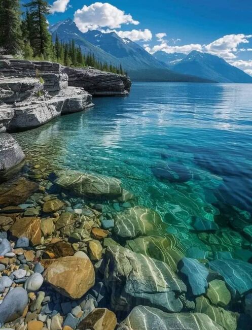 Image for the poem Lake McDonald