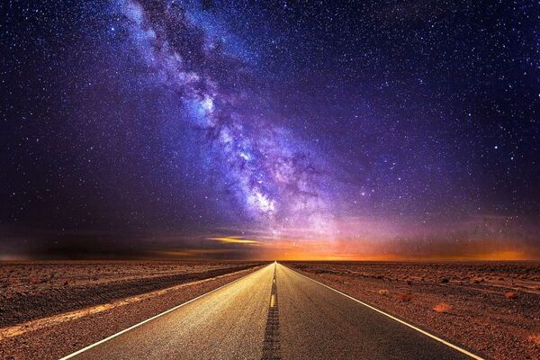 Image for the poem Freeway of the Stars