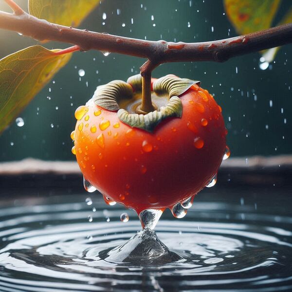 Image for the poem Primal (Version 2) / Poignant Persimmon 