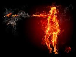 Image for the poem Lady of Fire