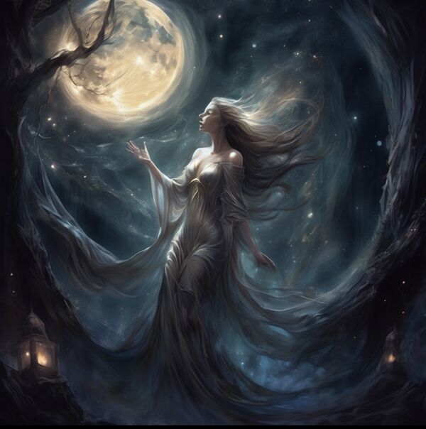 Image for the poem Moon song