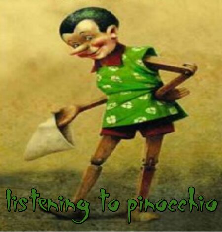 Image for the poem Listening to Pinocchio 