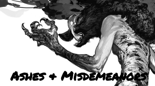 Image for the poem Ashes & Misdemeanors