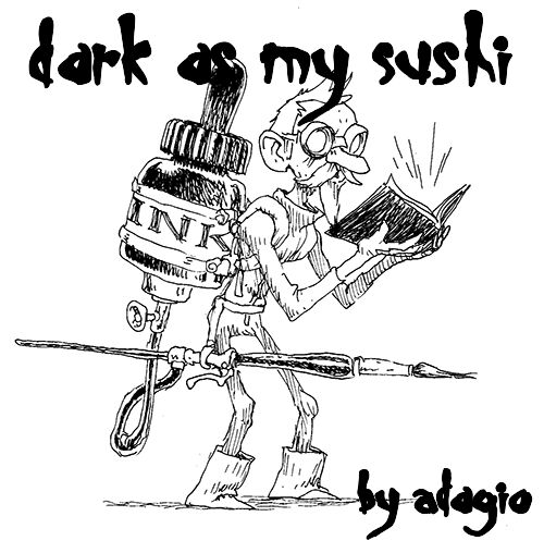 Image for the poem Dark as My Sushi