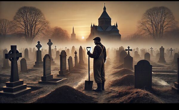 Image for the poem Im the Gravedigger 