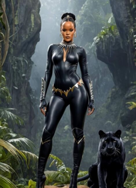 Image for the poem The Black Panther-Shapeshifting