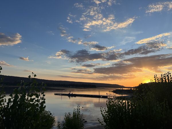 Image for the poem Evensong at Big Bear Lake