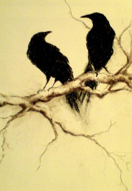 Image for the poem Poetry of ravens