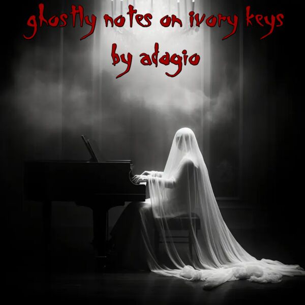 Image for the poem Ghostly Notes on Ivory Keys