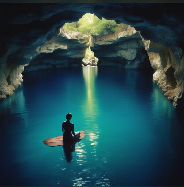 Image for the poem Blue Grotto