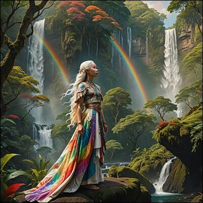 Image for the poem Tale of the Rainbow Girl