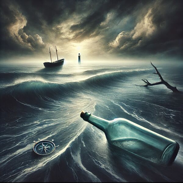 Image for the poem Live in the bottom of a bottle 