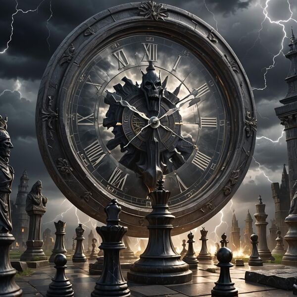 Image for the poem Tick Tock Went The Clock.