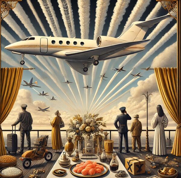 Image for the poem Private Jets 