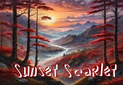 Image for the poem Sunset Scarlet