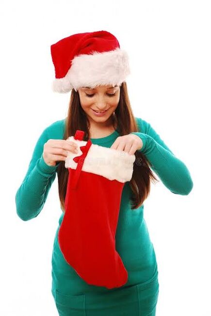 Image for the poem SANTA stuffed my christmas stocking with ???