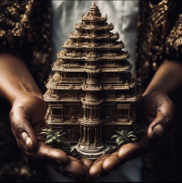 Image for the poem A temple in my palms