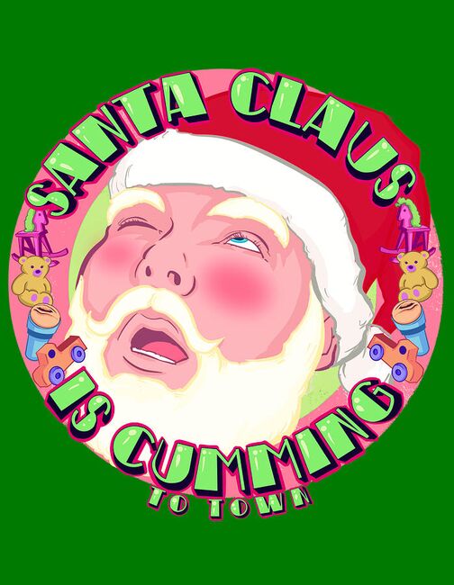 Image for the poem Mrs.Claus Is Upset With Santa, Since He Only Comes Once a Year 