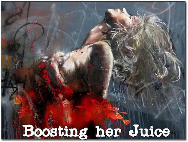 Image for the poem Boosting her Juice