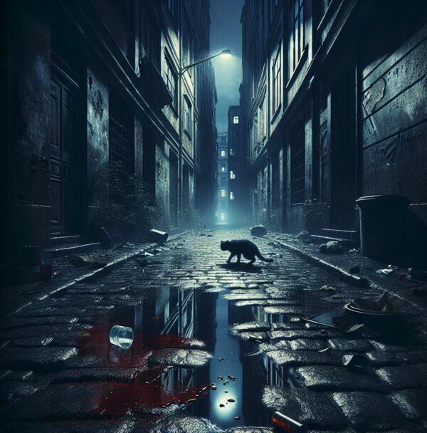 Image for the poem Black Cats and Dirty Alleys 