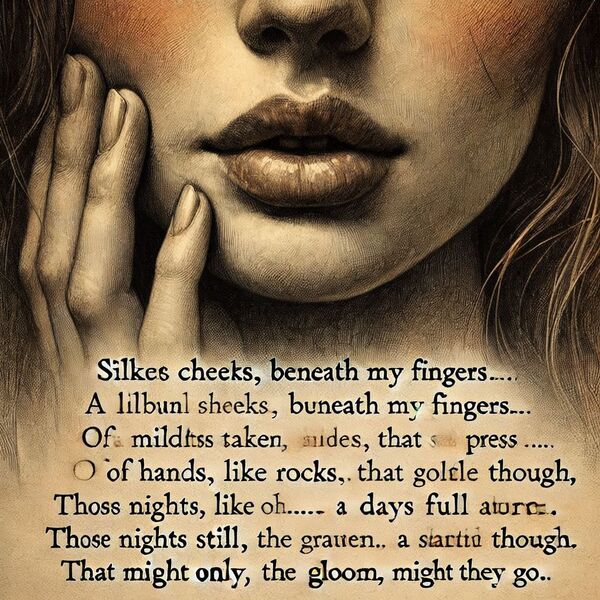 Image for the poem Silken Cheeks