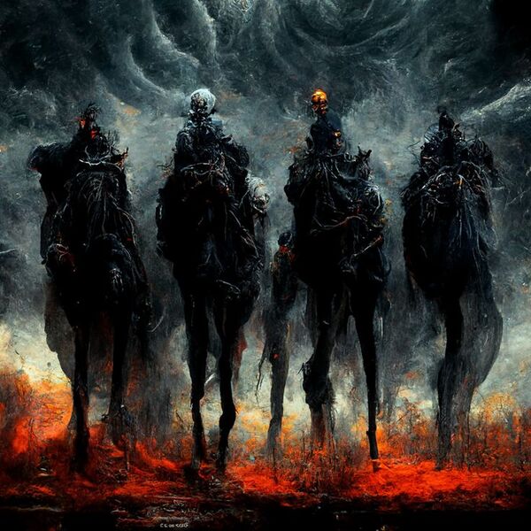 Image for the poem Tales From My Poetic Crypt Vol 2: The 4 Horsemen