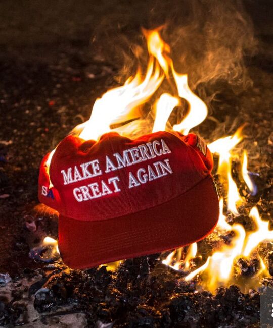 Image for the poem Maga Hats made in China 