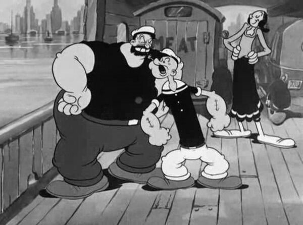 Image for the poem Popeye, dump that bitch Olive Oyl