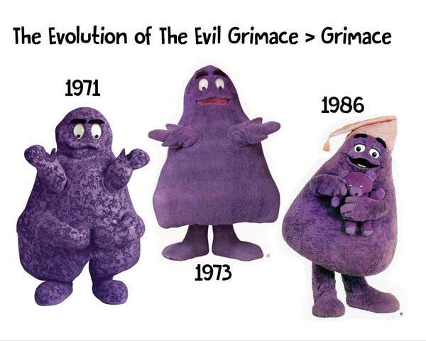 Image for the poem That Purple Blob Named Grimace