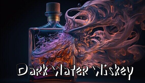 Image for the poem Dark Water Whiskey - with Lilliputian