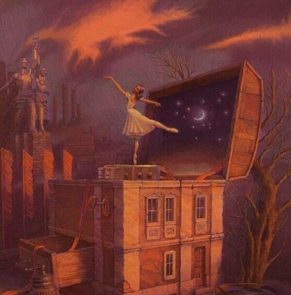 Image for the poem Ballerina in a Box