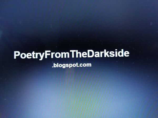 Image for the poem Poetry From The Darkside