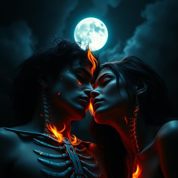 Image for the poem Moon and night