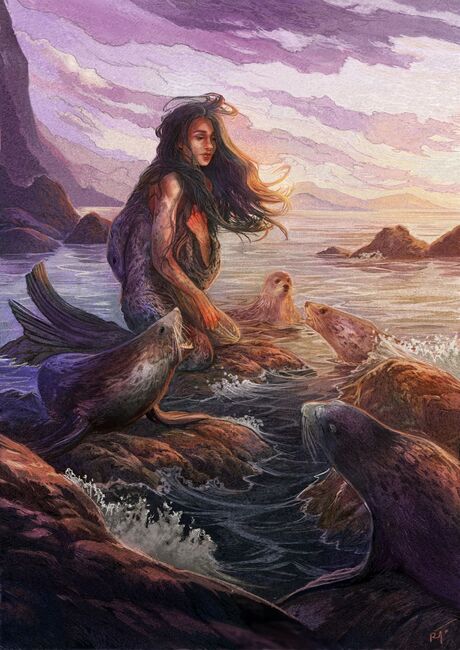 Image for the poem ~selkie:: in the sempiternal inner calling 