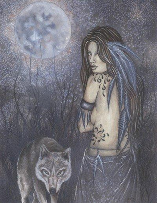 Image for the poem Queen of the Wolves