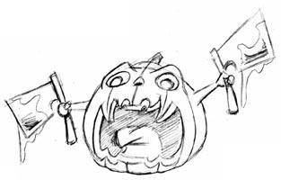 Image for the poem Killer Pumpkins