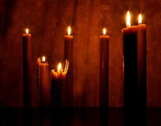 Image for the poem Candles