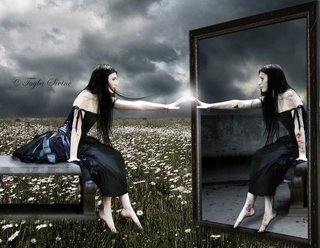 Image for the poem The girl in the mirror