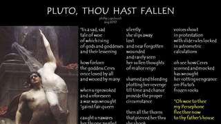 Pluto, Thou Hast Fallen
