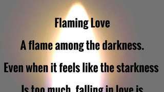 Flaming Love - Visual Poem