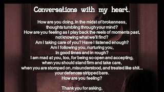 Conversation with my heart 