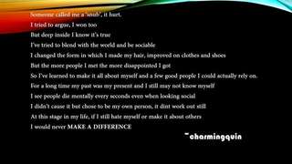 MAKE A DIFFERENCE 