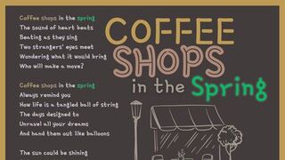 Coffee Shops in the Spring